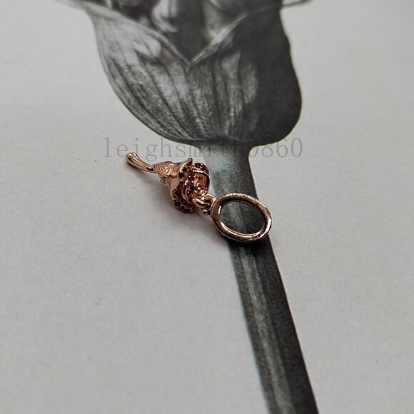 Pandora Rose Flower Dangle Charm - Picture 3 of 6